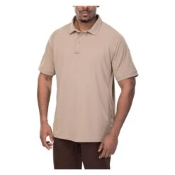 Men's Vertx Coldblack Short Sleeve Polo -Clothing Store 0 650 vertx coldblack short sleeve polo tan