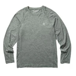 Men's Wolverine Sun-Stop Long Sleeve Crew -Clothing Store 0 650 wolverine sun stop long sleeve crew gunmetal heather