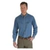 Men's Wrangler Riggs Relaxed Fit Denim Work Shirt -Clothing Store 0 650 wrangler riggs relaxed fit denim work shirt antique