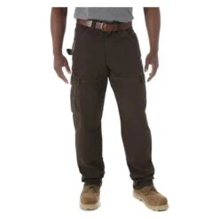 Men's Wrangler Riggs Relaxed Fit Ripstop Ranger Pants -Clothing Store 0 650 wrangler riggs relaxed fit ripstop ranger pants dark brown