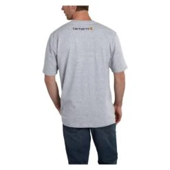 Men's Carhartt Logo T-Shirt -Clothing Store 1 1001 carhartt logo t shirt heather gray