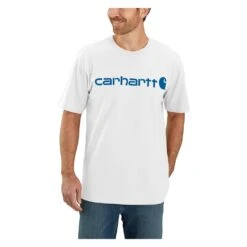 Men's Carhartt Logo T-Shirt -Clothing Store 1 1001 carhartt logo t shirt white