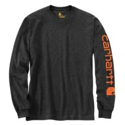 Men's Carhartt Long Sleeve Logo T-Shirt 19 Men's Carhartt Long Sleeve Logo T-Shirt -Clothing Store 1 1001 carhartt long sleeve logo t shirt carbon heather
