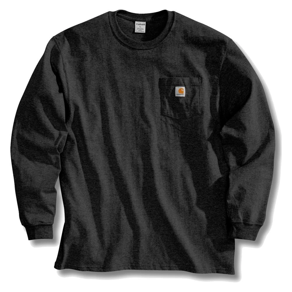 Men's Carhartt Long Sleeve Workwear Pocket T-Shirt 6 Men's Carhartt Long Sleeve Workwear Pocket T-Shirt - Image 4