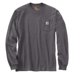Men's Carhartt Long Sleeve Workwear Pocket T-Shirt 19 Men's Carhartt Long Sleeve Workwear Pocket T-Shirt -Clothing Store 1 1001 carhartt long sleeve workwear pocket t shirt carbon heather