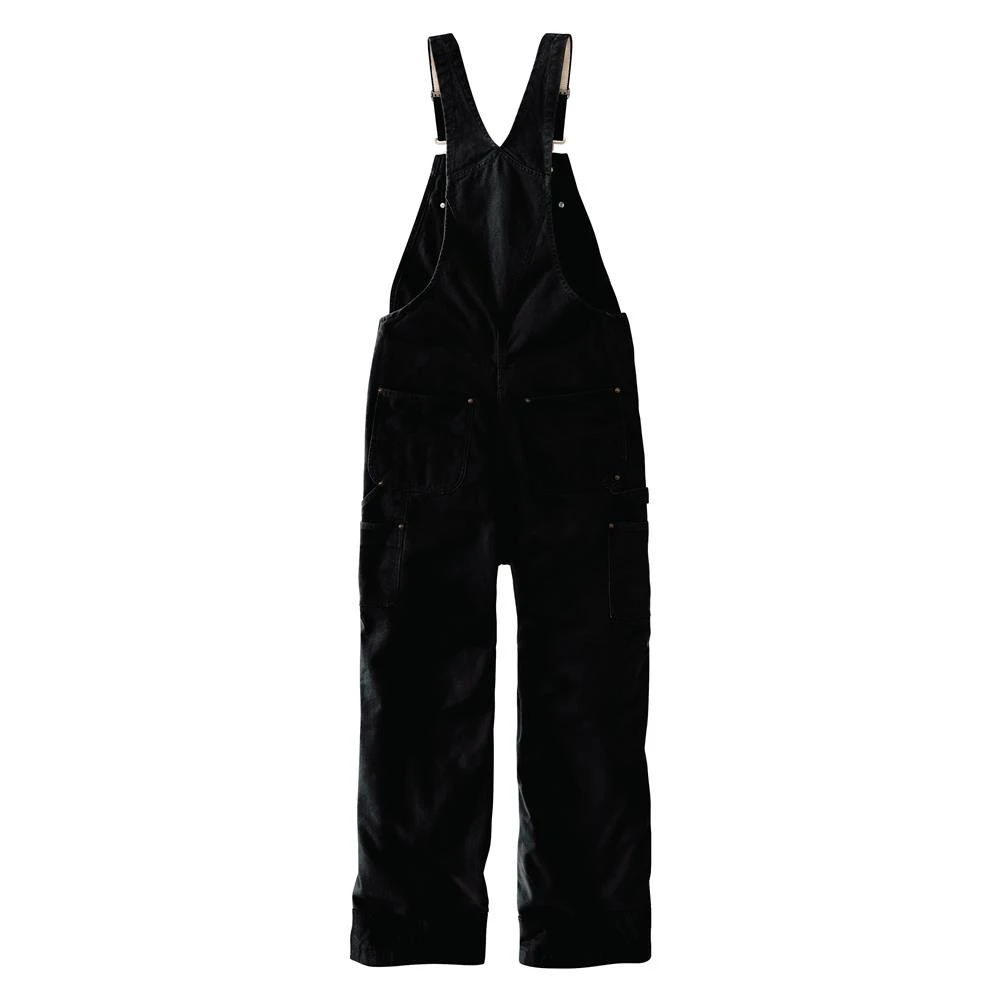Men's Carhartt Loose Fit Washed Duck Insulated Bib Overalls 8 Men's Carhartt Loose Fit Washed Duck Insulated Bib Overalls - Image 6