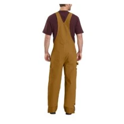 Men's Carhartt Loose Fit Washed Duck Insulated Bib Overalls 10 Men's Carhartt Loose Fit Washed Duck Insulated Bib Overalls -Clothing Store 1 1001 carhartt loose fit washed duck insulated bib overalls brown