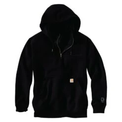 Men's Carhartt Rain Defender Loose Fit Heavyweight Quarter-Zip Sweatshirt -Clothing Store 1 1001 carhartt rain defender loose fit heavyweight quarter zip sweatshirt black