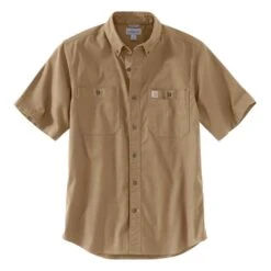 Men's Carhartt Rugged Flex Rigby Work Shirt -Clothing Store 1 1001 carhartt rugged flex rigby work shirt dark khaki