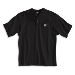 Clothing Store 5 Clothing Store -Clothing Store 1 1001 carhartt workwear pocket henley black