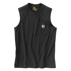 Men's Carhartt Workwear Pocket Sleeveless T-Shirt -Clothing Store 1 1001 carhartt workwear pocket sleeveless t shirt black