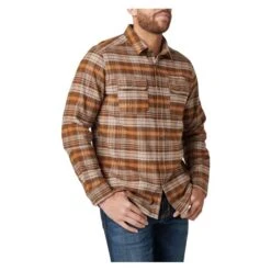 Men's 5.11 Lester Long Sleeve Shirt 12 Men's 5.11 Lester Long Sleeve Shirt -Clothing Store 1 650 511 lester long sleeve shirt dark earth plaid