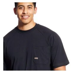 Men's Ariat Rebar Cotton Strong T-Shirt -Clothing Store 1 650 ariat rebar cotton strong t shirt black