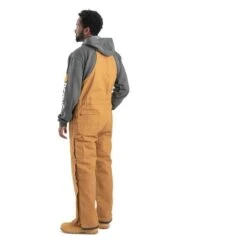 Men's Berne Workwear Deluxe Insulated Bib Overalls -Clothing Store 1 650 berne workwear deluxe insulated bib overalls brown duck