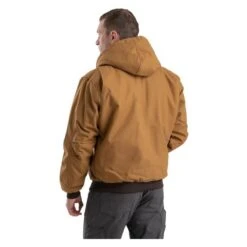 Men's Berne Workwear Original Hooded Jacket -Clothing Store 1 650 berne workwear original hooded jacket brown duck