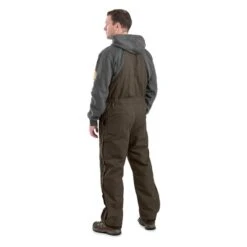 Men's Berne Workwear Original Washed Insulated Bib Overalls -Clothing Store 1 650 berne workwear original washed insulated bib overalls olive duck
