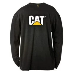 Men's CAT Long Sleeve Trademark Pocket T-Shirt -Clothing Store 1 650 cat long sleeve trademark pocket t shirt black