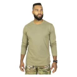 Men's Mission Made Long Sleeve Crew Neck T-Shirts (2 Pack) -Clothing Store 1 650 mission made long sleeve crew neck t shirts 2 pack coyote