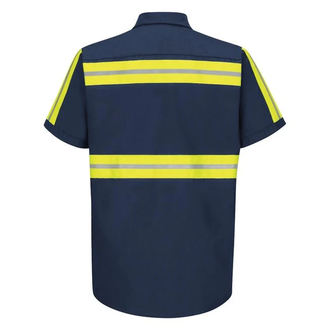 Men's Red Kap Enhanced Visibility Industrial Work Shirt 4 Men's Red Kap Enhanced Visibility Industrial Work Shirt - Image 2