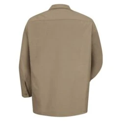 Men's Red Kap Long Sleeve Industrial Solid Work Shirt -Clothing Store 1 650 red kap long sleeve industrial solid work shirt khaki