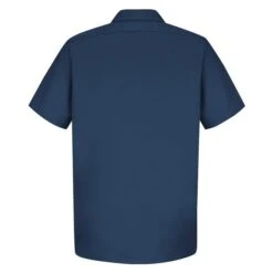 Men's Red Kap Wrinkle Resistant Cotton Work Shirt -Clothing Store 1 650 red kap wrinkle resistant cotton work shirt navy