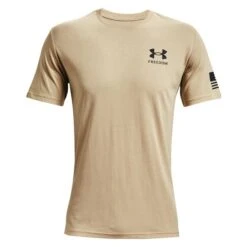 Men's Under Armour New Freedom Banner T-Shirt -Clothing Store 1 650 under armour new freedom banner t shirt desert sand black