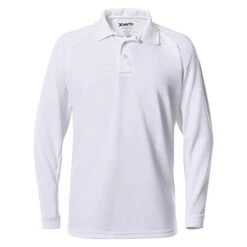 Men's Vertx Coldblack Long Sleeve Polo -Clothing Store 1 650 vertx coldblack long sleeve polo white1