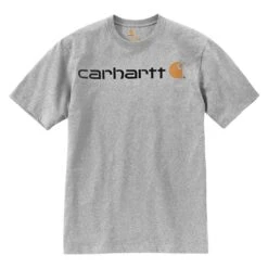 Men's Carhartt Logo T-Shirt -Clothing Store 2 1001 carhartt logo t shirt heather gray