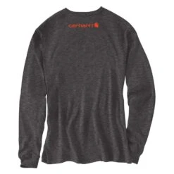 Men's Carhartt Long Sleeve Logo T-Shirt 20 Men's Carhartt Long Sleeve Logo T-Shirt -Clothing Store 2 1001 carhartt long sleeve logo t shirt carbon heather