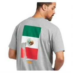 Men's Ariat Rebar Cotton Strong Mexican Pride Graphic T-Shirt -Clothing Store 2 650 ariat rebar cotton strong mexican pride graphic t shirt heather gray