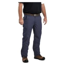 Men's Berne Workwear Flame Resistant Ripstop Cargo Pants -Clothing Store 2 650 berne workwear flame resistant ripstop cargo pants navy