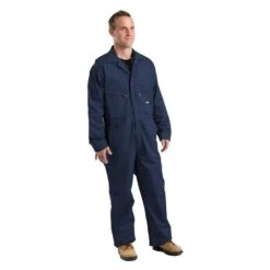 Men's Berne Workwear Flame Resistant Unlined Coveralls -Clothing Store 2 650 berne workwear flame resistant unlined coveralls navy