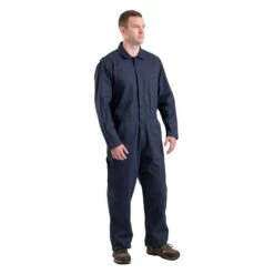 Men's Berne Workwear Highland Flex Cotton Unlined Coveralls -Clothing Store 2 650 berne workwear highland flex cotton unlined coveralls navy