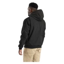 Men's Berne Workwear Original Washed Hooded Jacket - Quilt Lined -Clothing Store 2 650 berne workwear original washed hooded jacket quilt lined black