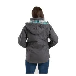 Women's Berne Workwear Washed Barn Coat - Quilted Flannel Lined -Clothing Store 2 650 berne workwear washed barn coat quilted flannel lined titanium