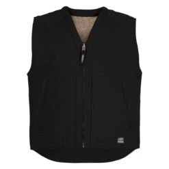 Men's Berne Workwear Washed V-Neck Vest -Clothing Store 2 650 berne workwear washed v neck vest black