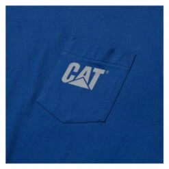 Men's CAT Trademark Sleeveless Pocket T-Shirt -Clothing Store 2 650 cat trademark sleeveless pocket t shirt bright blue