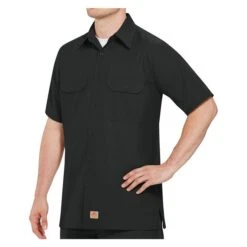 Men's Red Kap Solid Ripstop Shirt 19 Men's Red Kap Solid Ripstop Shirt -Clothing Store 2 650 red kap solid ripstop shirt black