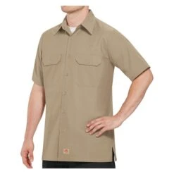 Men's Red Kap Solid Ripstop Shirt 16 Men's Red Kap Solid Ripstop Shirt -Clothing Store 2 650 red kap solid ripstop shirt khaki