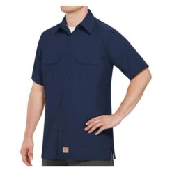 Men's Red Kap Solid Ripstop Shirt 25 Men's Red Kap Solid Ripstop Shirt -Clothing Store 2 650 red kap solid ripstop shirt navy