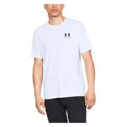 Men's Under Armour Sportstyle Left Chest T-Shirt -Clothing Store 2 650 under armour sportstyle left chest t shirt white black