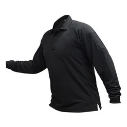 Men's Vertx Coldblack Long Sleeve Polo -Clothing Store 2 650 vertx coldblack long sleeve polo black1