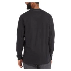 Men's Wolverine Guardian Cotton Long Sleeve Pocket T-Shirt -Clothing Store 2 650 wolverine guardian cotton long sleeve pocket t shirt black