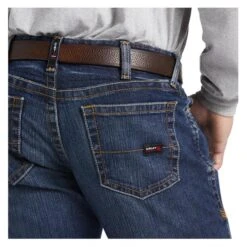 Men's Ariat FR M7 Slim DuraStretch Basic Straight Jeans -Clothing Store 3 650 ariat fr m7 slim durastretch basic straight jeans shale