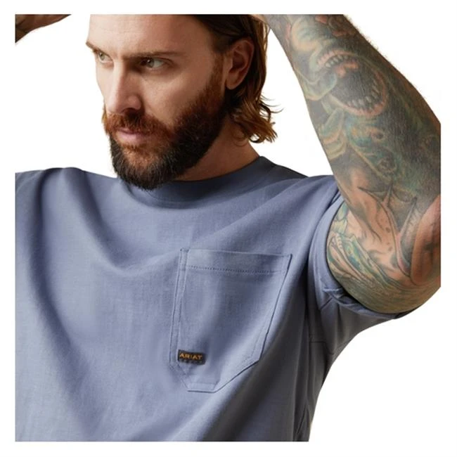 Men's Ariat Rebar Cotton Strong Anvil Force Graphic T-Shirt 6 Men's Ariat Rebar Cotton Strong Anvil Force Graphic T-Shirt - Image 4