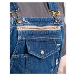 Men's Berne Workwear Original Unlined Washed Denim Bib Overalls -Clothing Store 3 650 berne workwear original unlined washed denim bib overalls stone wash dark