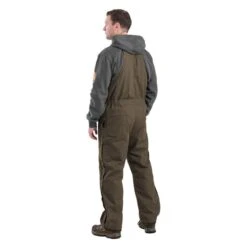 Men's Berne Workwear Original Washed Insulated Bib Overalls -Clothing Store 3 650 berne workwear original washed insulated bib overalls olive duck