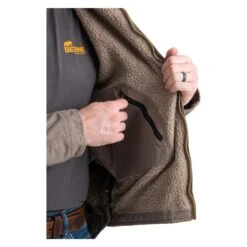 Men's Berne Workwear Washed Hooded Work Coat -Clothing Store 3 650 berne workwear washed hooded work coat gray stone