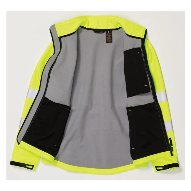 Men's CAT Hi-Vis Soft Shell Jacket 6 Men's CAT Hi-Vis Soft Shell Jacket - Image 4