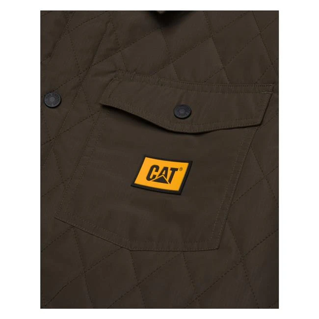 Men's CAT Quilted Ripstop Shirt Jacket 6 Men's CAT Quilted Ripstop Shirt Jacket - Image 4